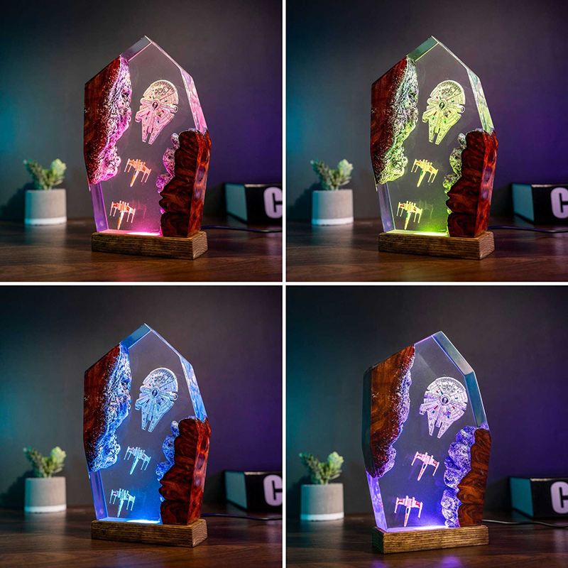 Table Resin Lamp Universe War  - Lighting Decoration For Wedding のレビューと価格