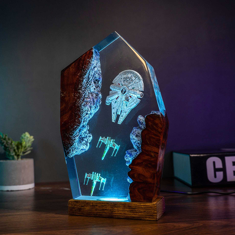 Table Resin Lamp Universe War  - Lighting Decoration For Wedding のレビューと価格