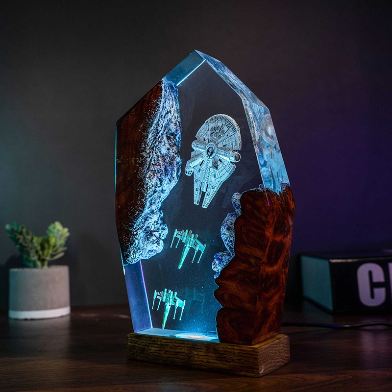 Table Resin Lamp Universe War  - Lighting Decoration For Wedding のレビューと価格