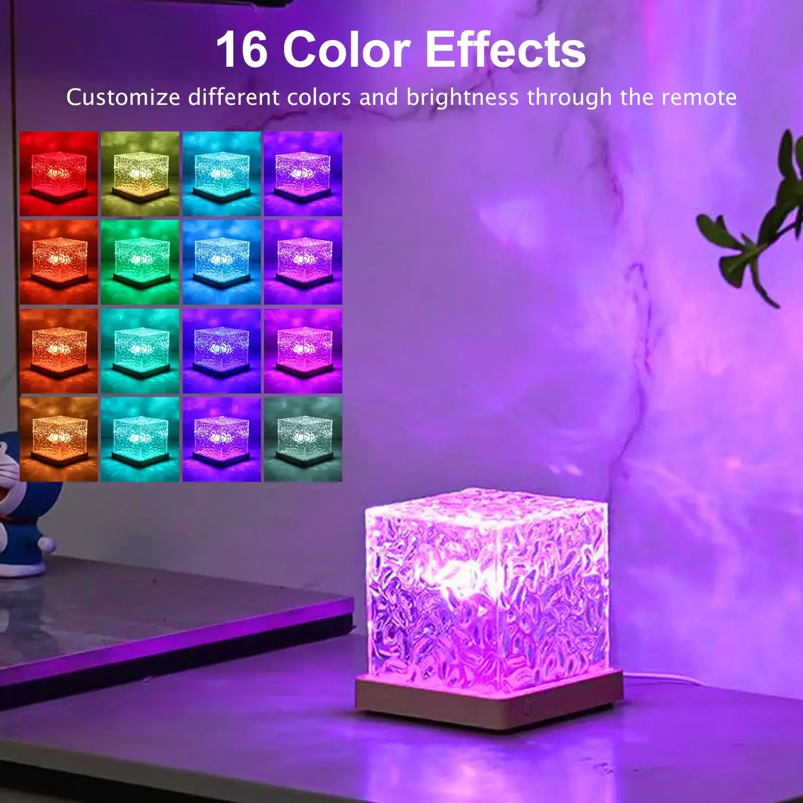 Ocean Wave RGB Aurora Lamp Cub - Lighting Effect Home Decor のレビューと価格