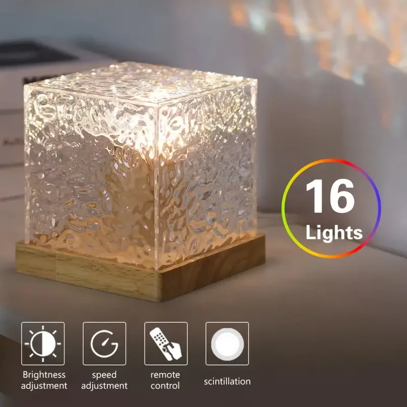 Ocean Wave RGB Aurora Lamp Cub - Lighting Effect Home Decor のレビューと価格