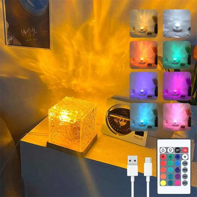 Ocean Wave RGB Aurora Lamp Cub - Lighting Effect Home Decor のレビューと価格