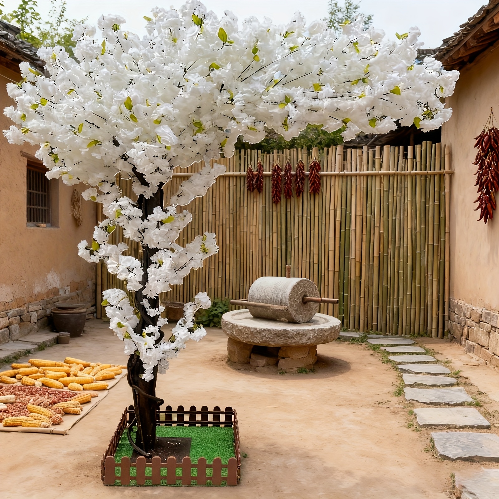 Artificial Cherry Blossom Tree - Lighting Decoration For Wedding のレビューと価格