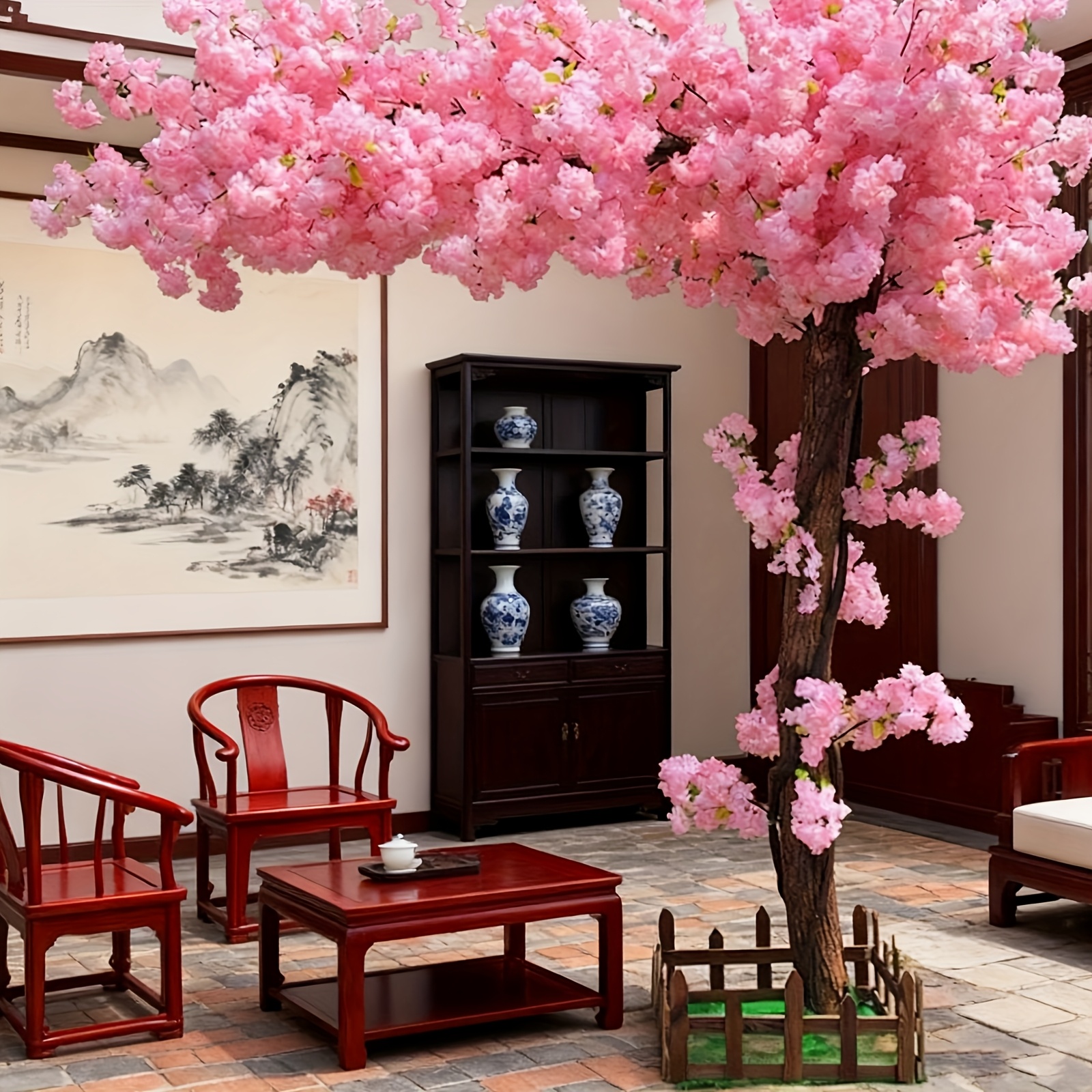 Artificial Cherry Blossom Tree - Lighting Decoration For Wedding のレビューと価格