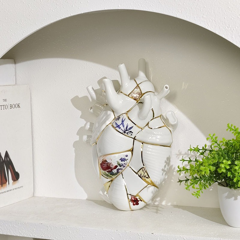 Heart vase Living room wine ca - Lighting Decor Living Room のレビューと価格