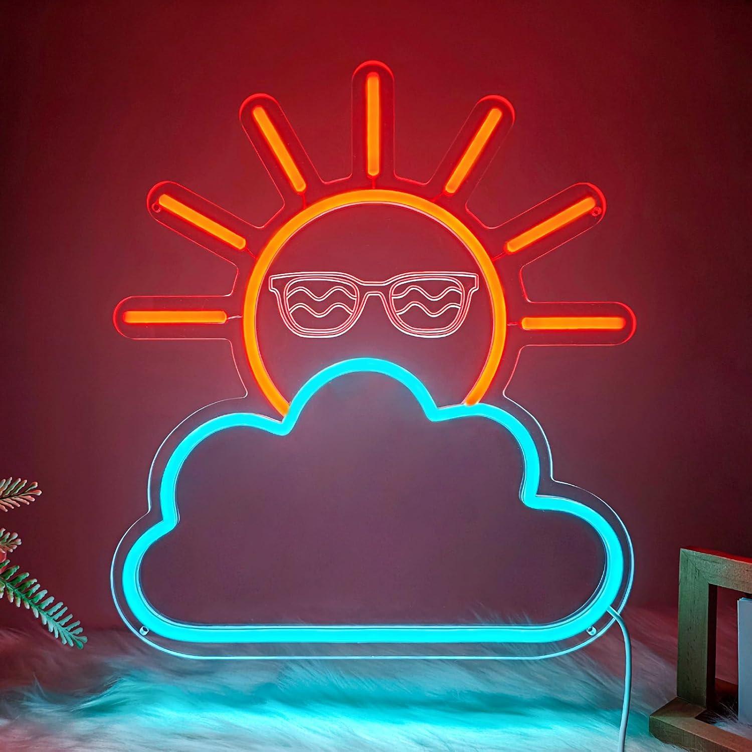 Sunrise Sunset Neon Sign USB P - Lighting Decor Living Room のレビューと価格