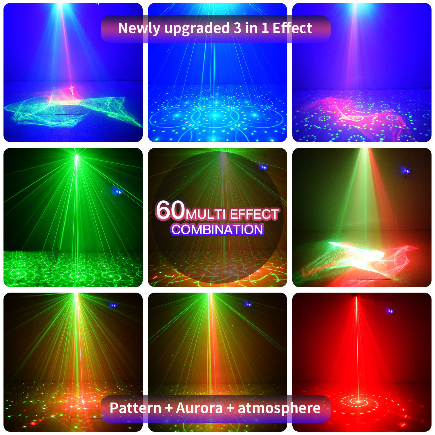 Party lights, DJ disco lights, - Lighting Effect Home Decor のレビューと価格