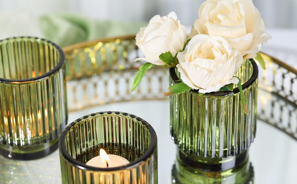 8pcs Green Votive Candle Holde - Lighting Decoration For Wedding のレビューと価格