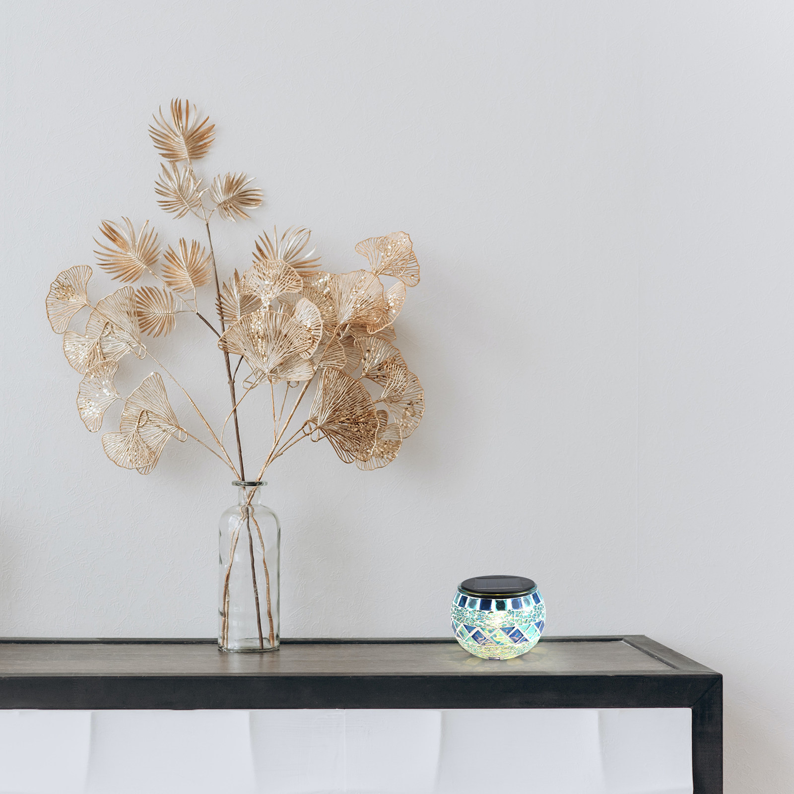Mosaic Light Solar Glass Decor - Decor Lighting Solution のレビューと価格
