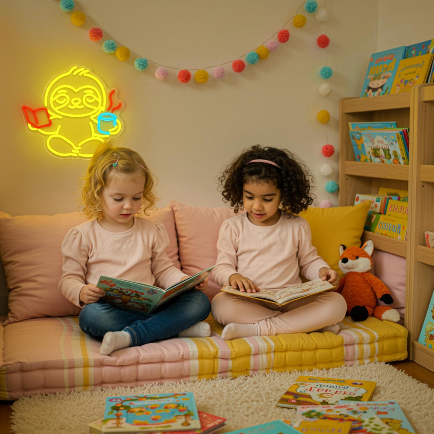 Sloth Neon Sign USB Dimmable L - Lighting Decor Living Room のレビューと価格