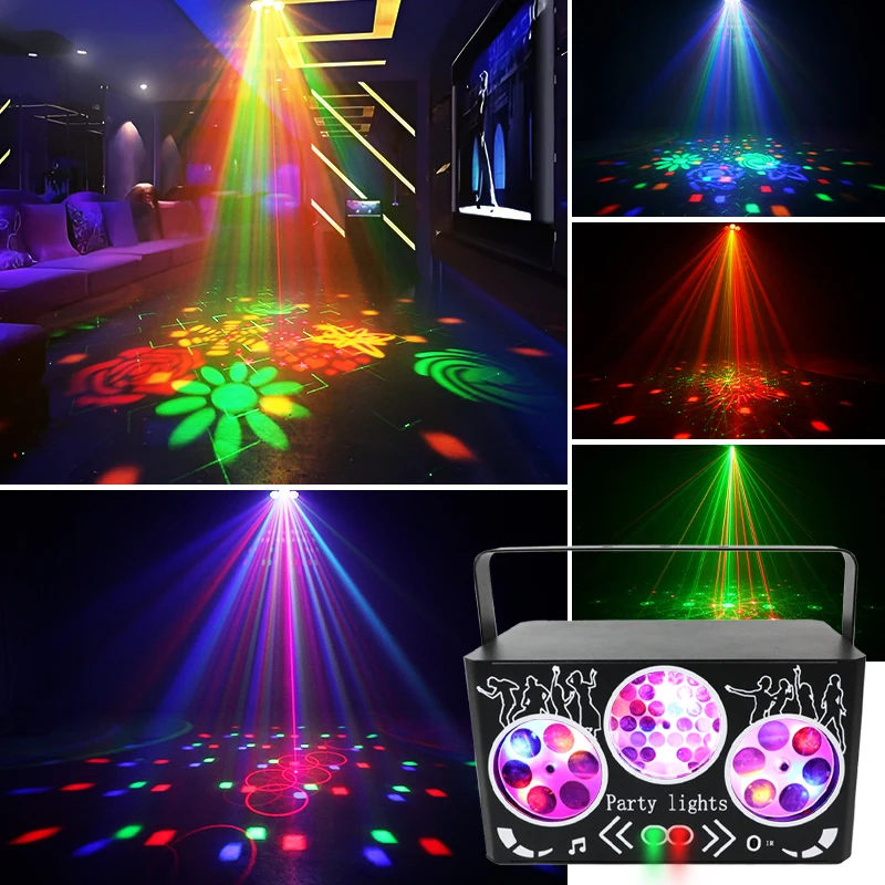 LED Laser Projection Stage Lig - Lighting Effect Home Decor のレビューと価格