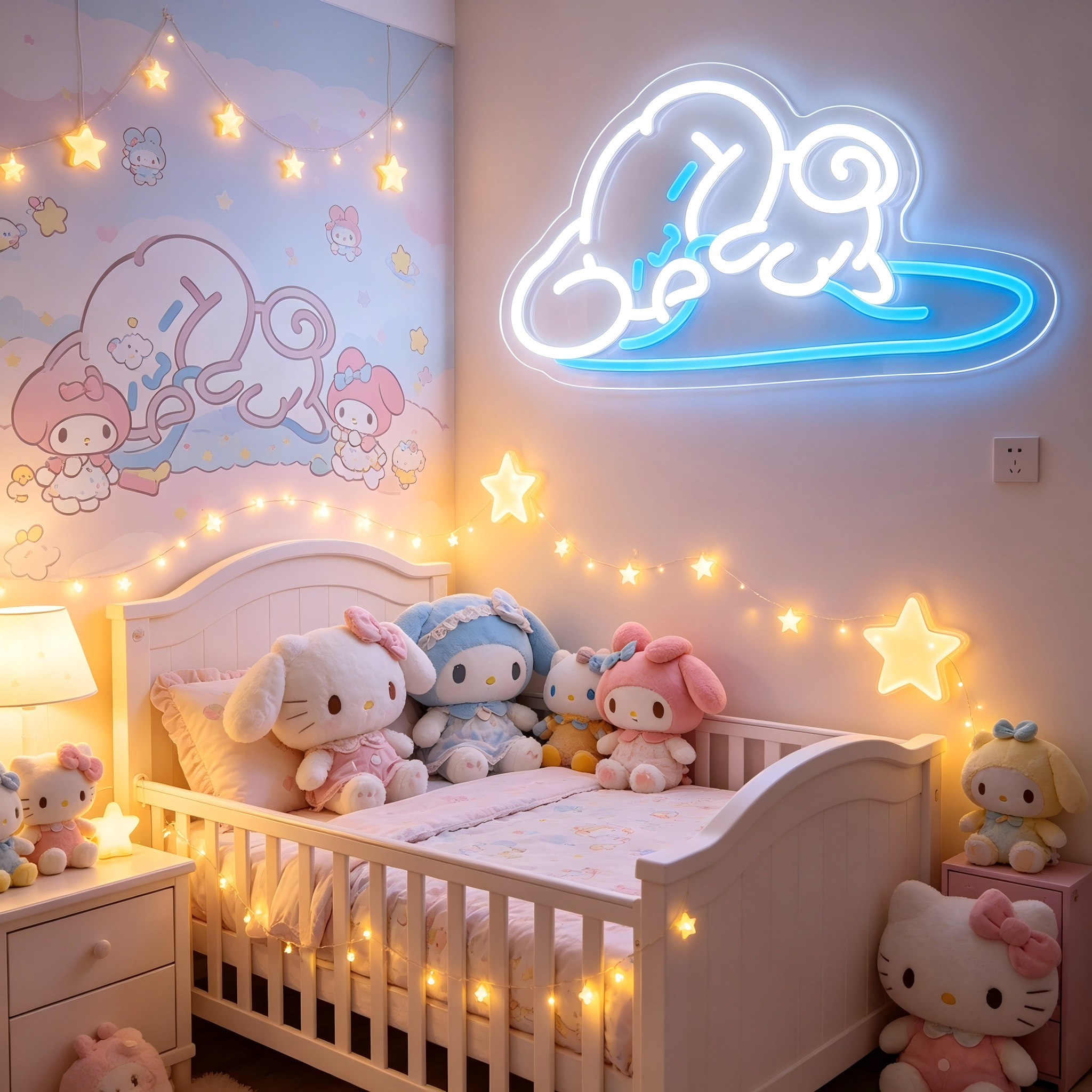 Sleeping Cinnamoroll Neon Sign - Lighting Room Decor Items のレビューと価格