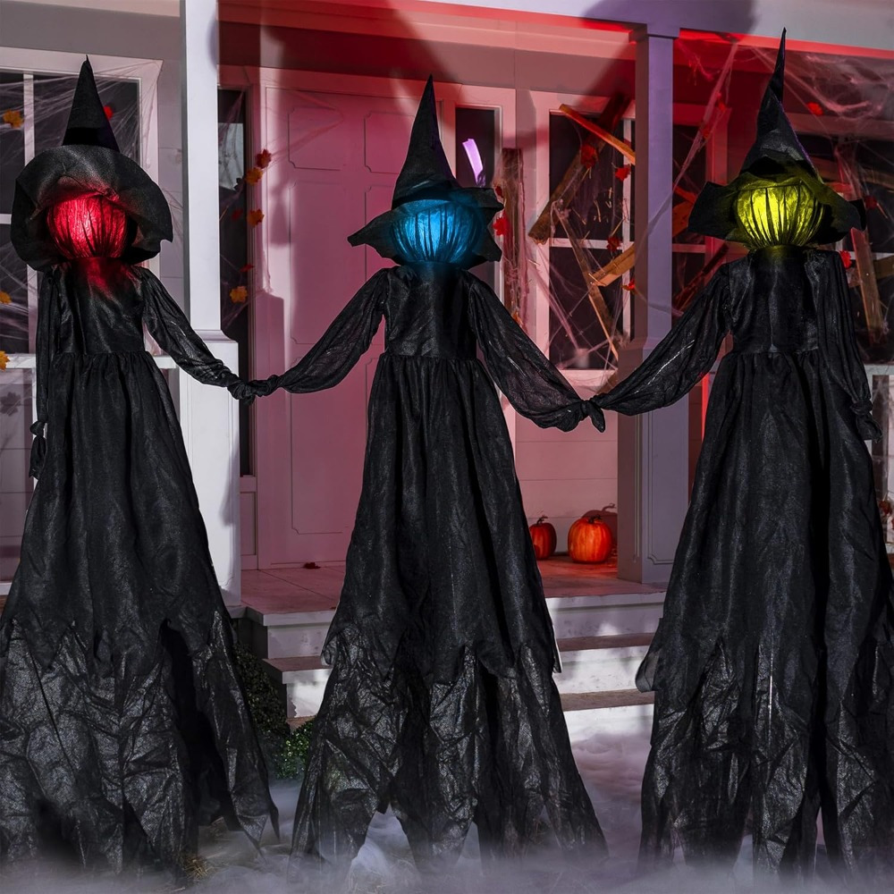 3 Pack 51'' Halloween Witch De - Decor Lighting Pack のレビューと価格
