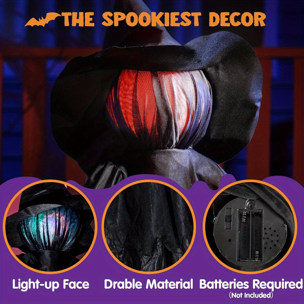 3 Pack 51'' Halloween Witch De - Decor Lighting Pack のレビューと価格