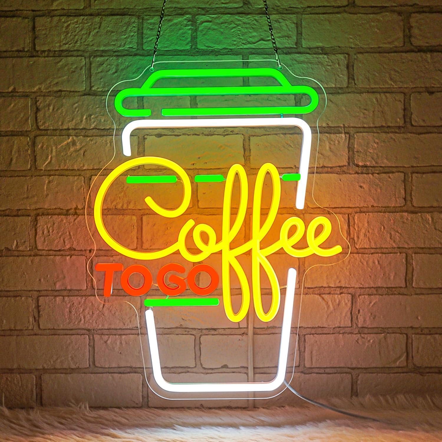 Coffee Neon Sign USB Dimmable  - Restaurant Lighting Decoration のレビューと価格