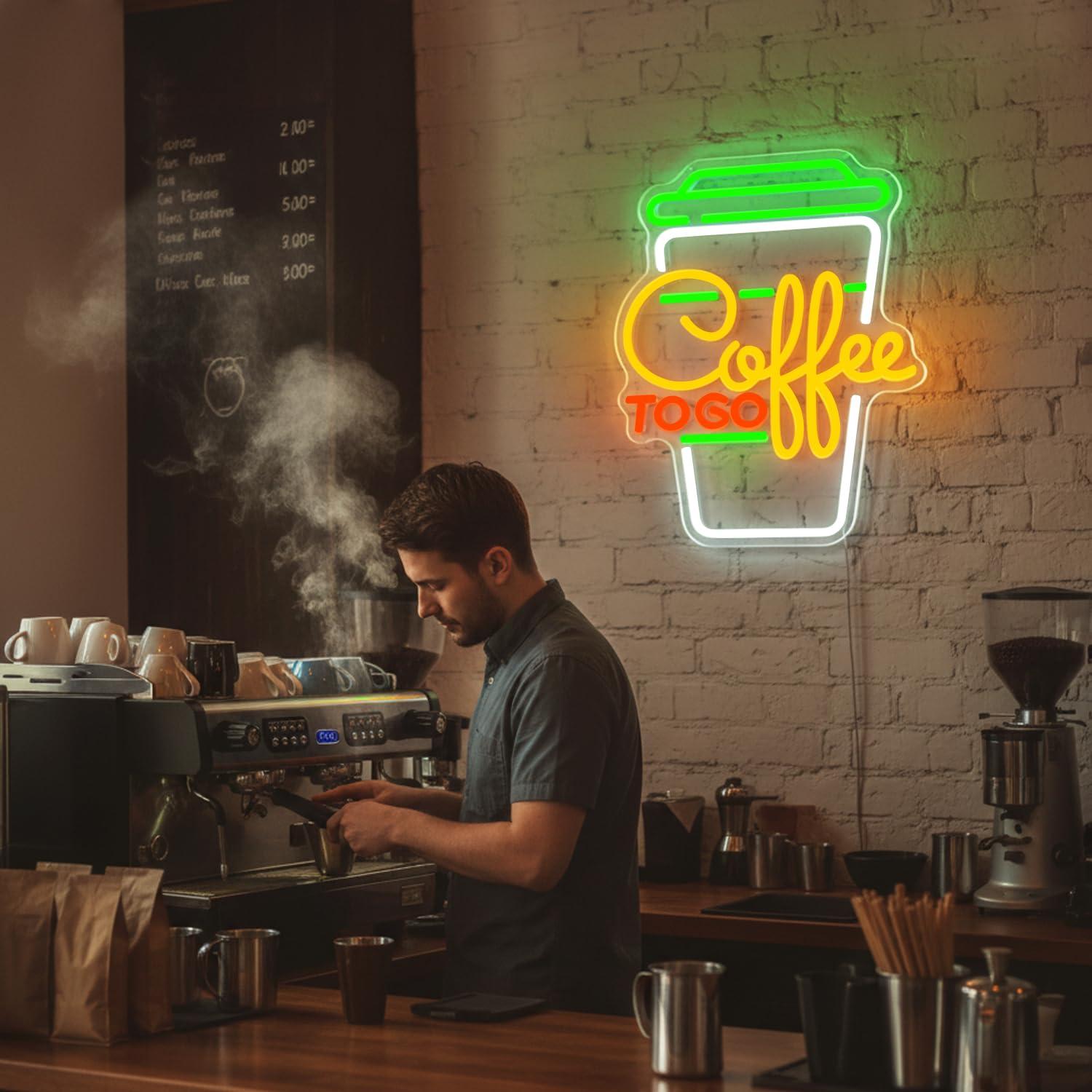 Coffee Neon Sign USB Dimmable  - Restaurant Lighting Decoration のレビューと価格