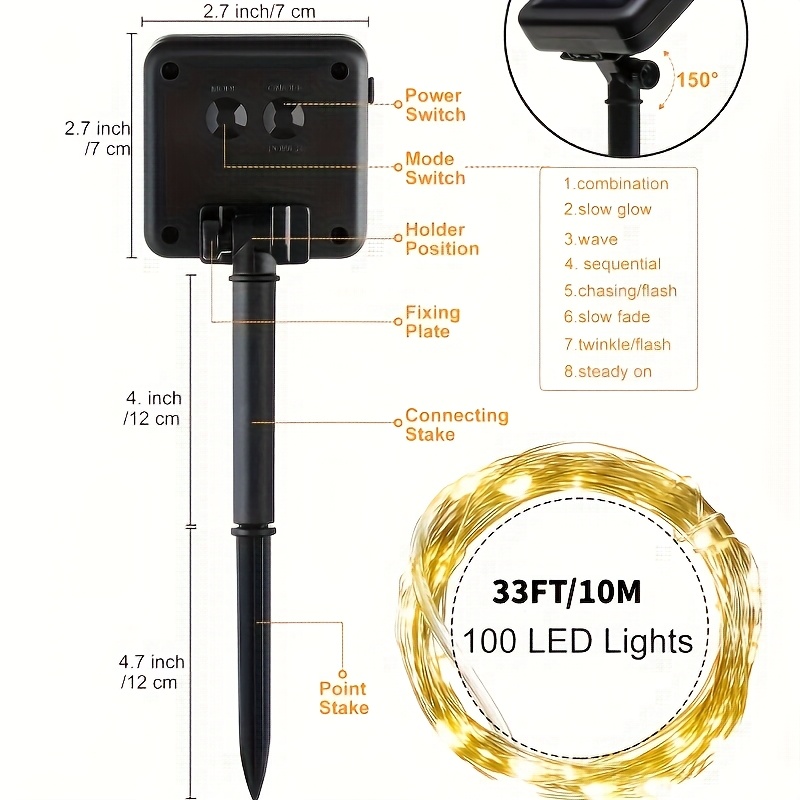 8/9-Pack Solar-Powered Outdoor - Decor Lighting Pack のレビューと価格