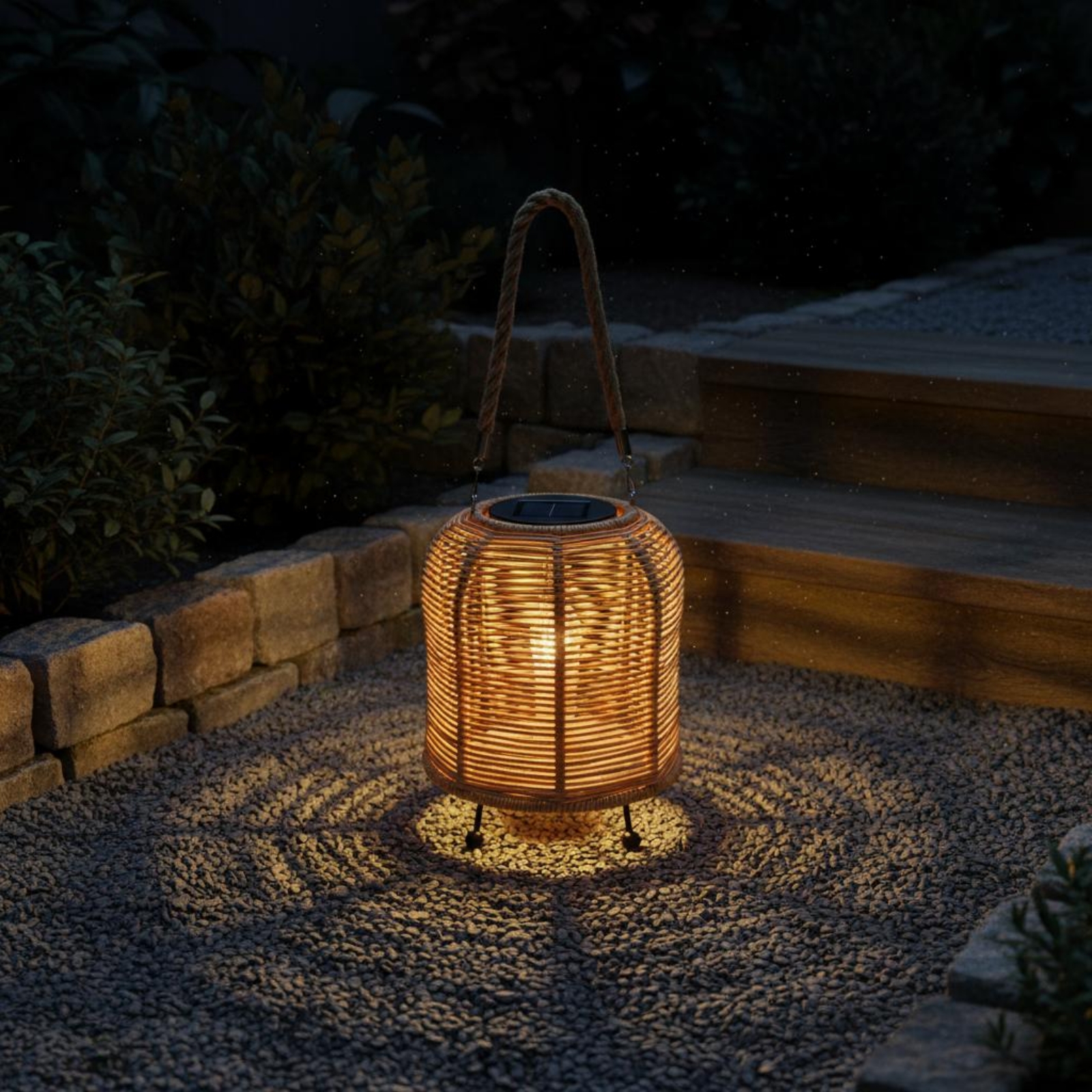 Handwoven Solar Lantern Warm L - Restaurant Lighting Decoration のレビューと価格