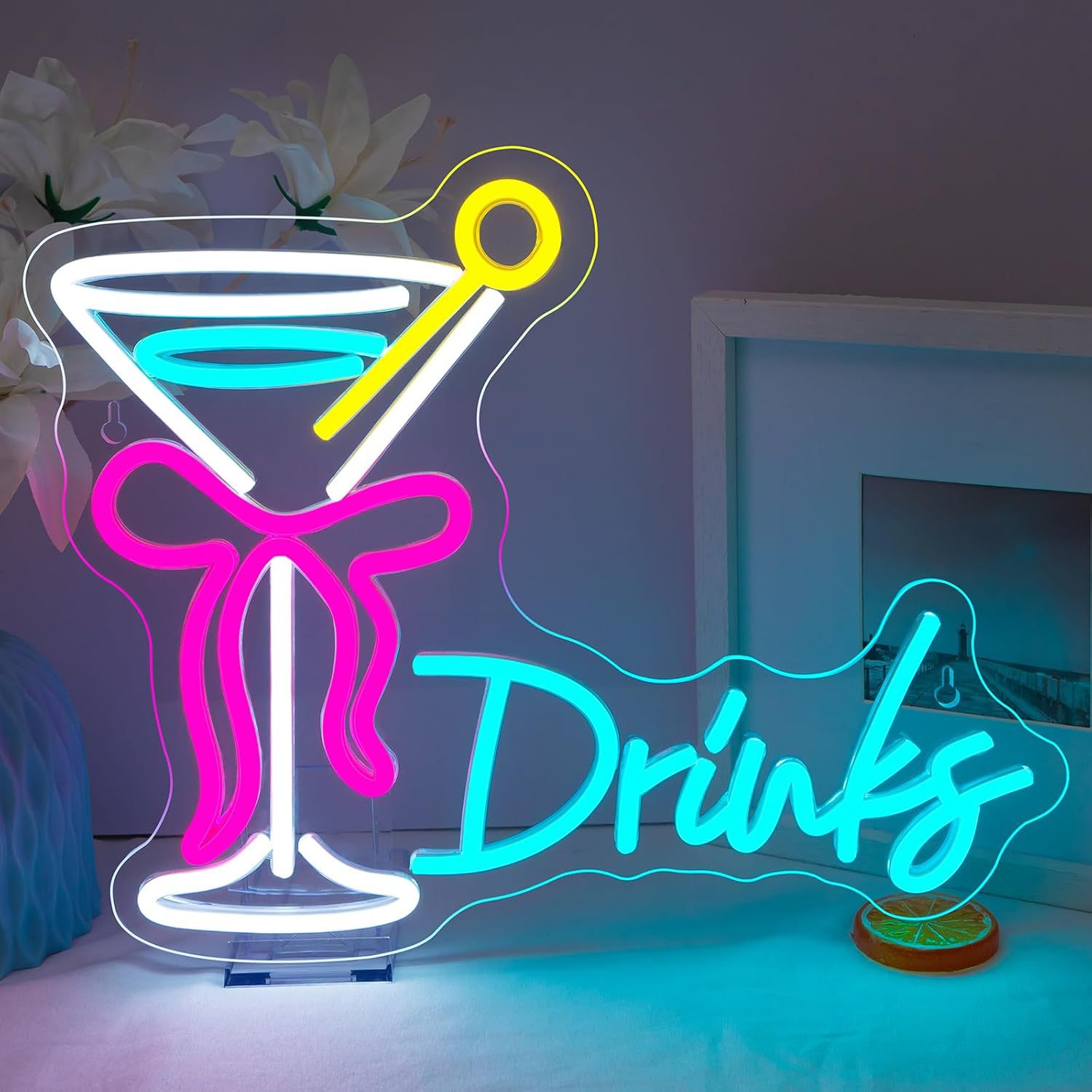 Cocktail Neon Sign, Custom Wal - Restaurant Lighting Decoration のレビューと価格