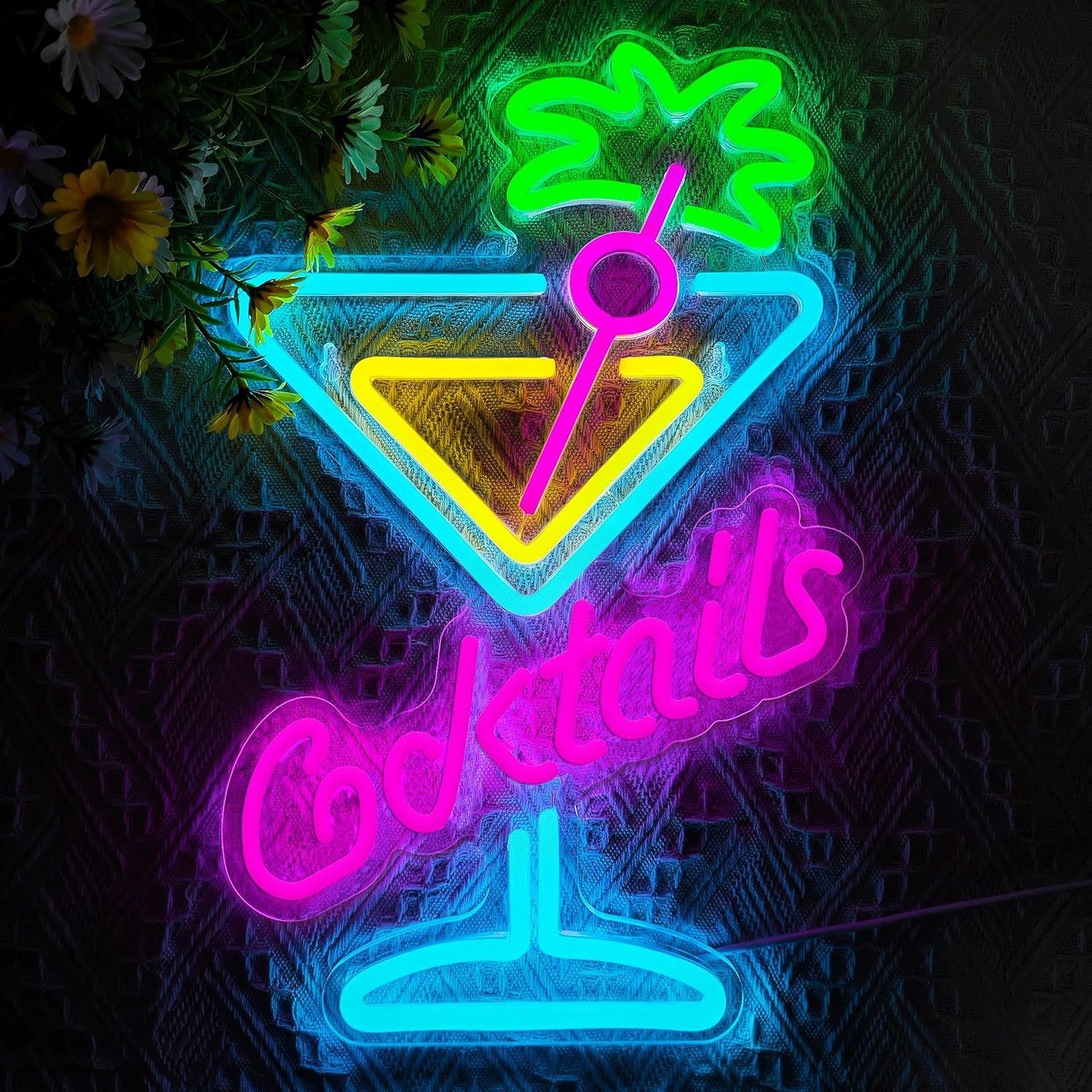 Cocktail Neon Sign, Custom Wal - Restaurant Lighting Decoration のレビューと価格