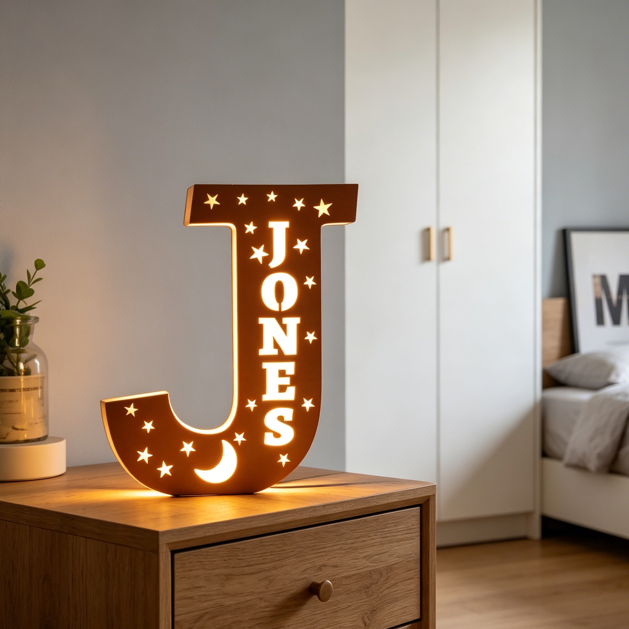1Pc Custom USB Powered Wooden  - Lighting Decoration For Wedding のレビューと価格