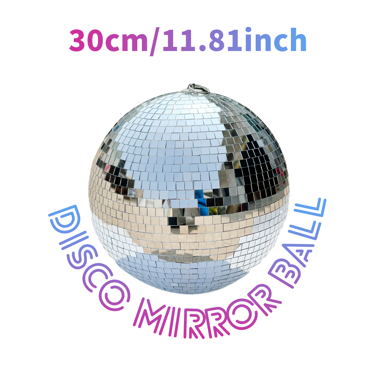 Thrisdar 10/20/30CM Mirror Gla - Lighting Effect Home Decor のレビューと価格