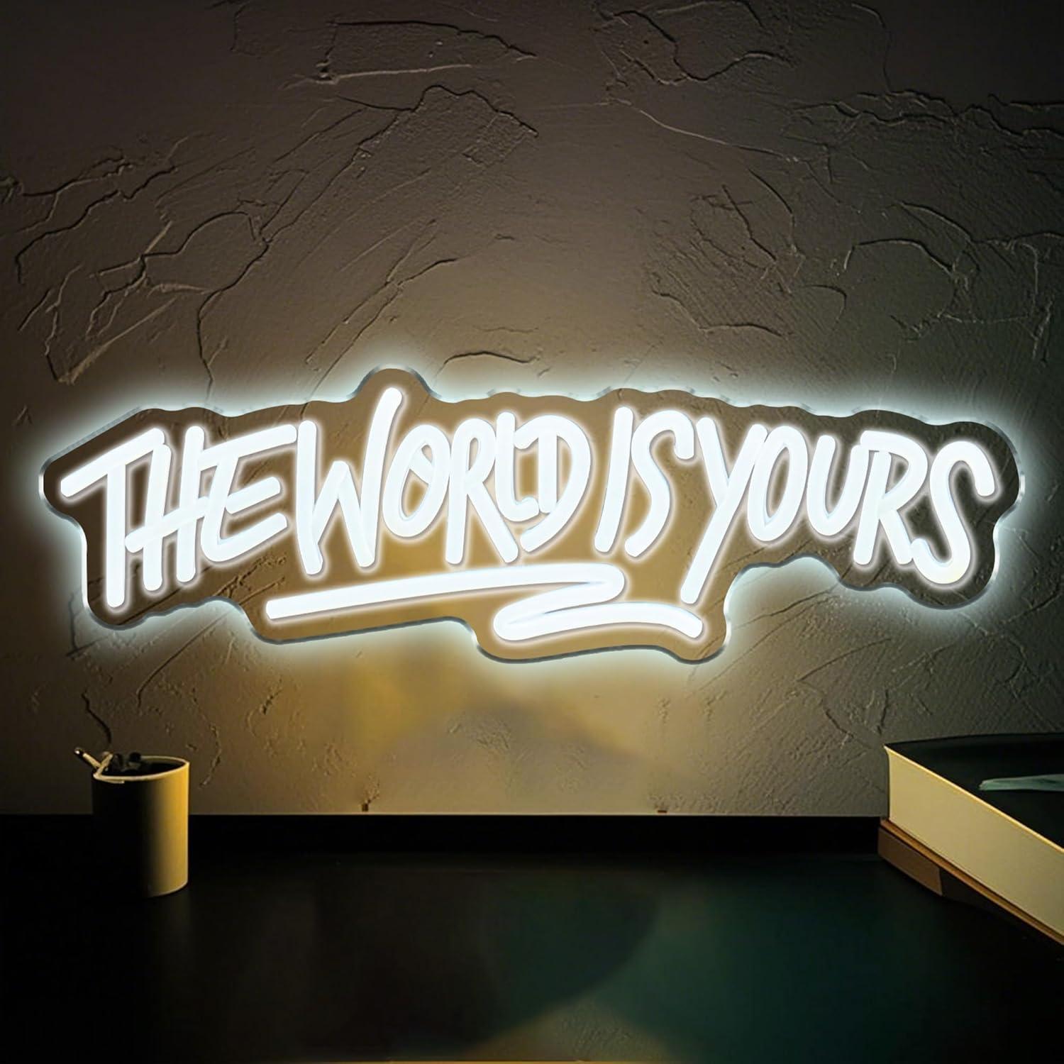 The World is Yours Neon Sign U - Lighting Decoration For Wedding のレビューと価格