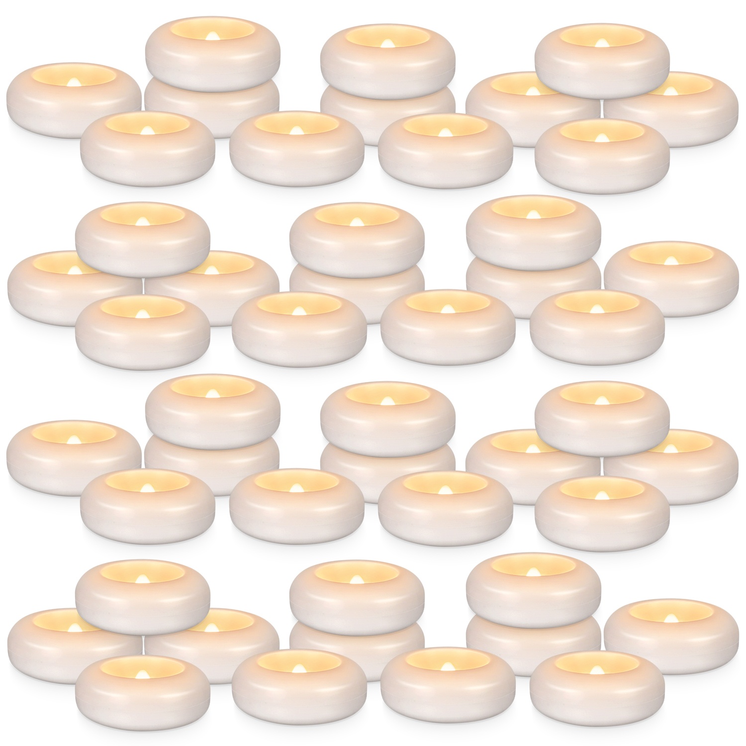 48 LED Floating Candles, 3-inc - Lighting Effect Home Decor のレビューと価格