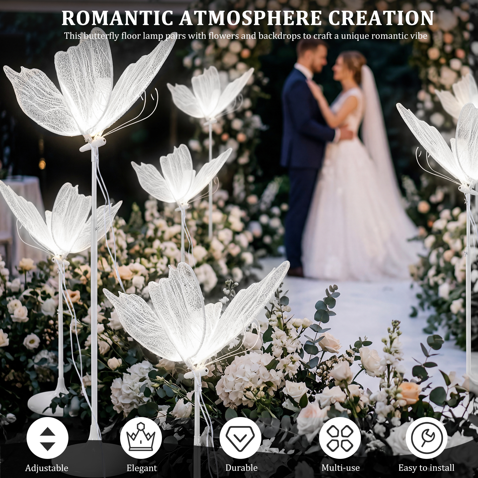 2 Pack Romantic Butterfly Lamp - Decor Lighting Pack のレビューと価格