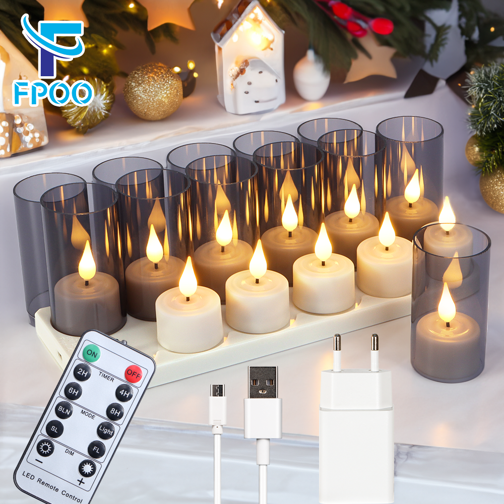 LED Candle Light Rechargeable  - Lighting Decor Living Room のレビューと価格