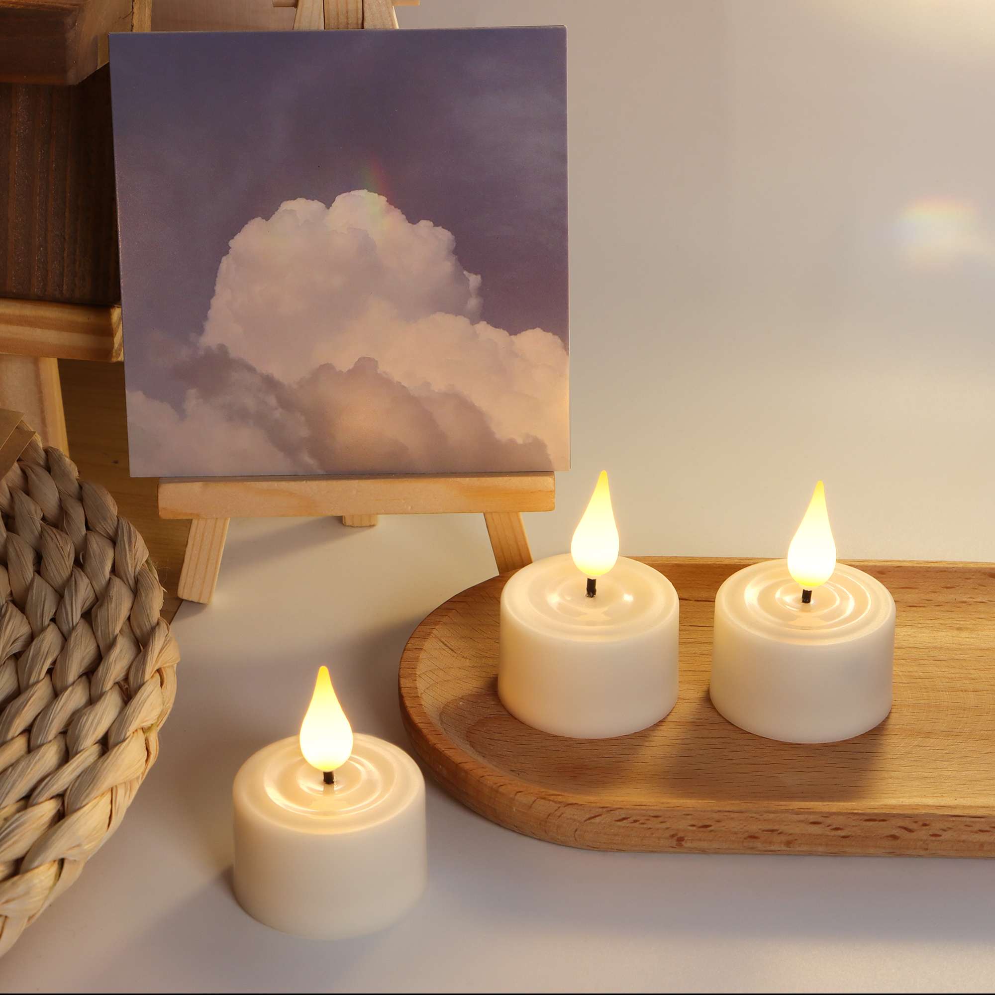 LED Candle Light Rechargeable  - Lighting Decor Living Room のレビューと価格