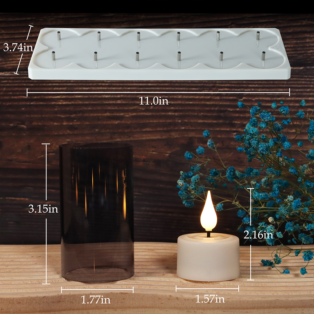 LED Candle Light Rechargeable  - Lighting Decor Living Room のレビューと価格