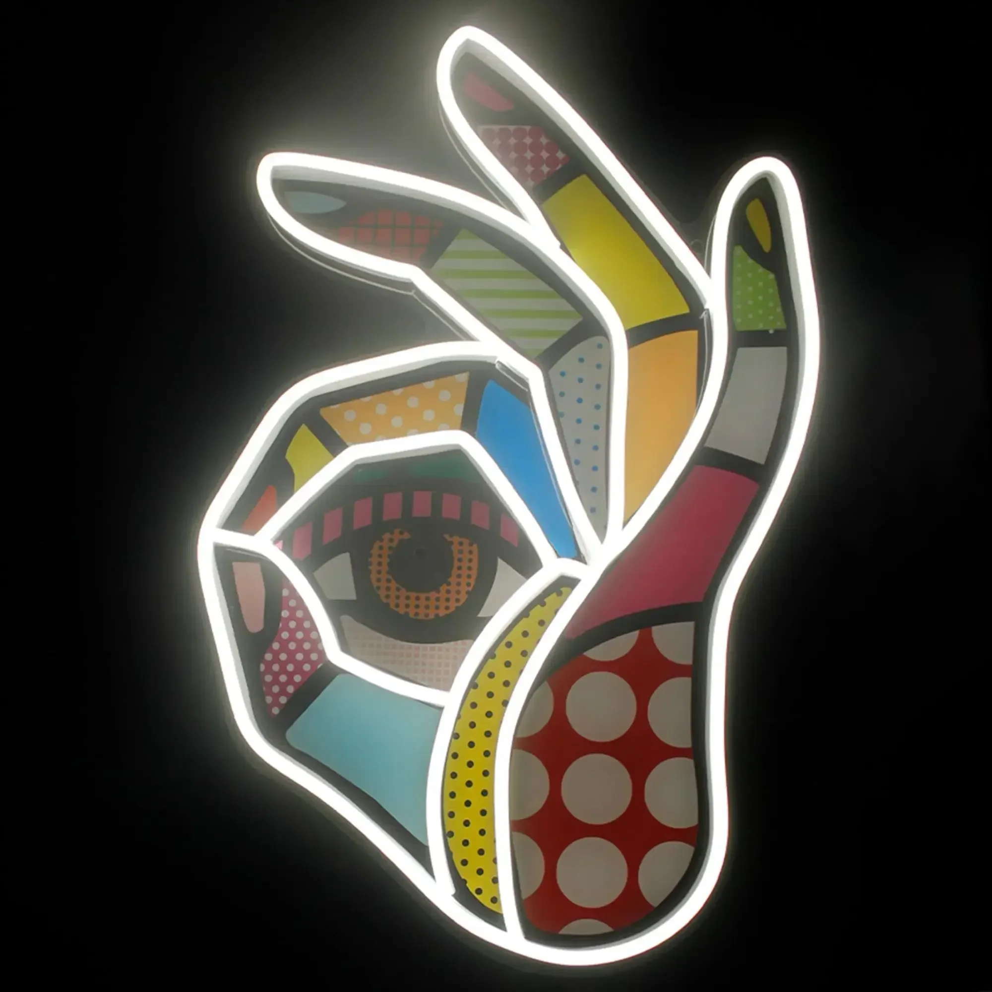 Okay Neon Sign Printed OK LED  - Ok Lighting Decor のレビューと価格