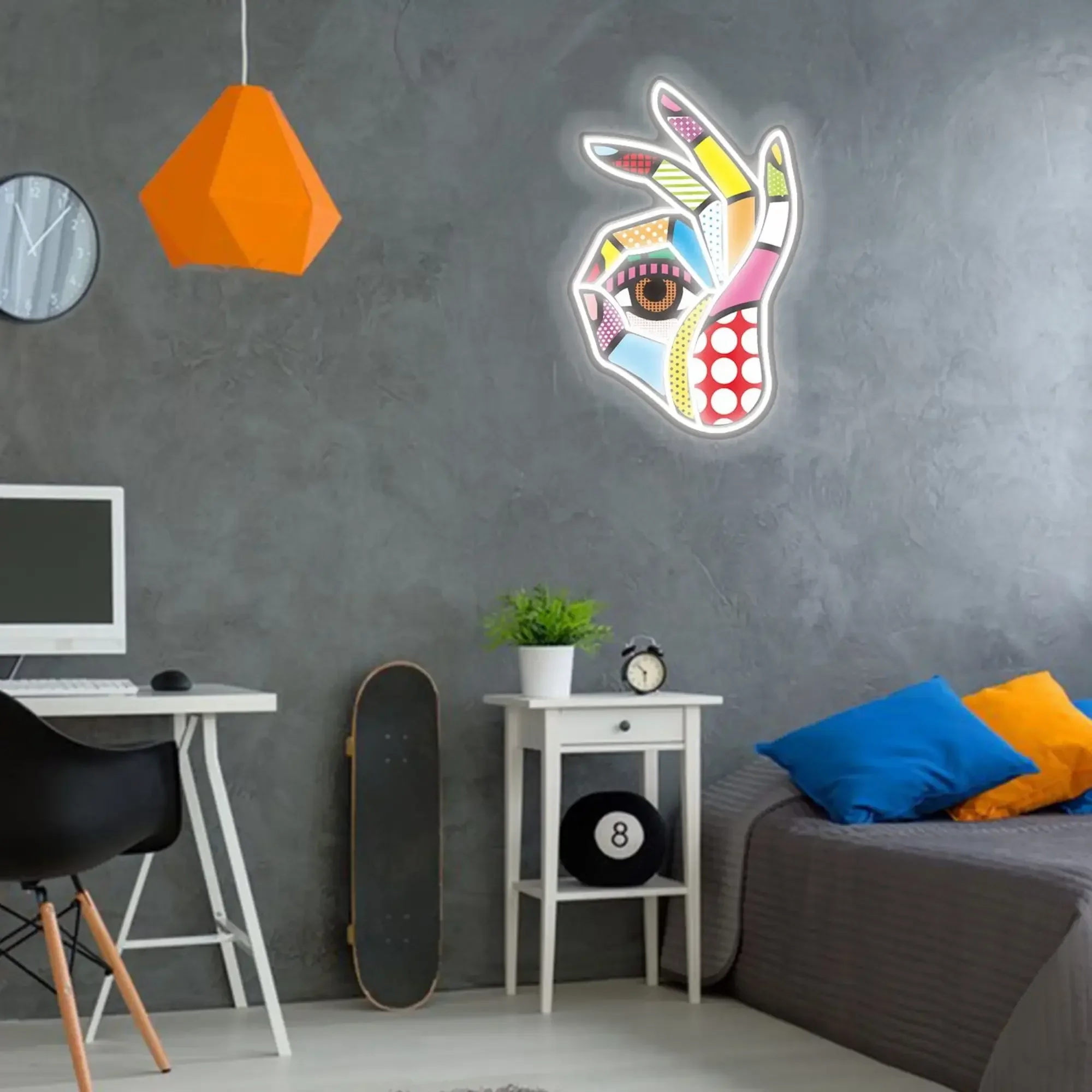 Okay Neon Sign Printed OK LED  - Ok Lighting Decor のレビューと価格