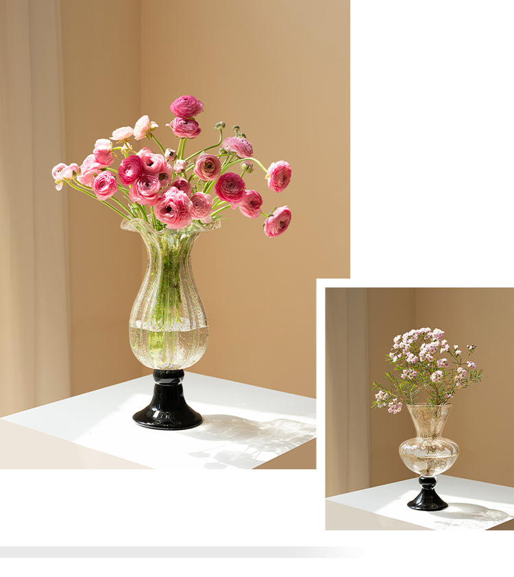 French ancient glass vase orna - Lighting Decor Living Room のレビューと価格