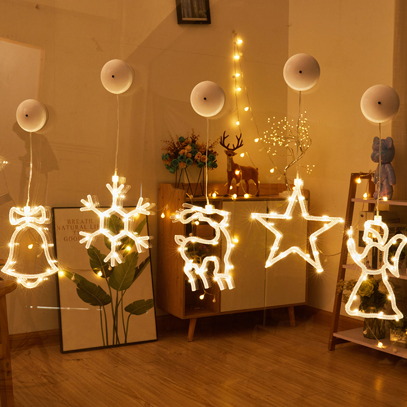 Christmas Window Hanging LED L - Pendant Lighting Christmas Decor のレビューと価格