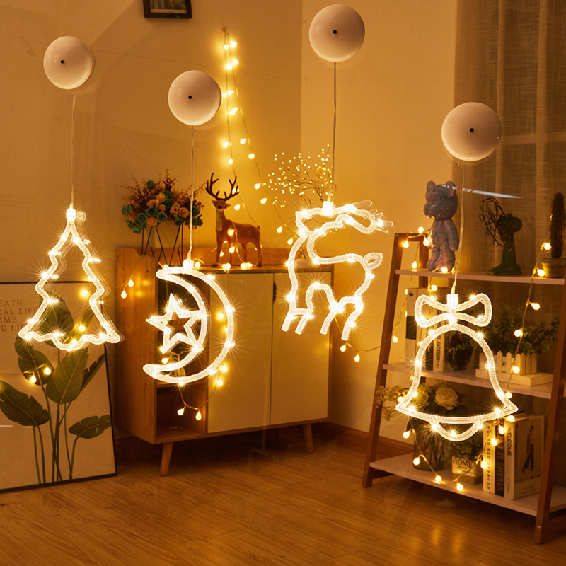 Christmas Window Hanging LED L - Pendant Lighting Christmas Decor のレビューと価格