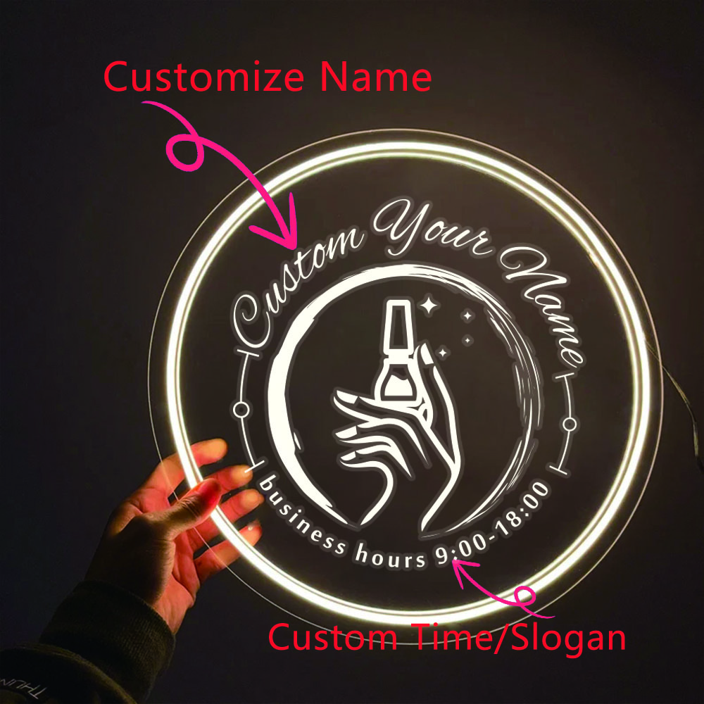 1PC Round Shape Nail Art Theme - Lighting Decoration For Wedding のレビューと価格