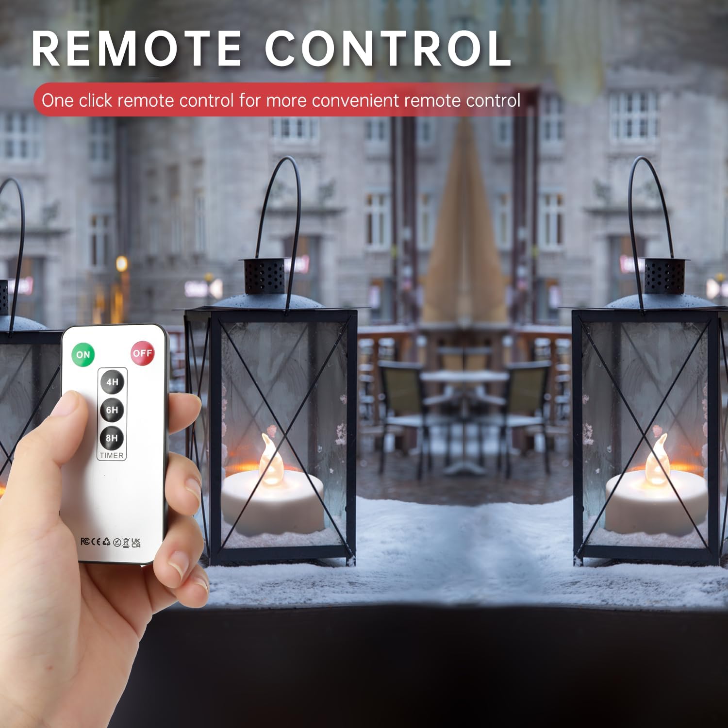 12 Pack Remote LED Tea Lights, - Decor Lighting Pack のレビューと価格