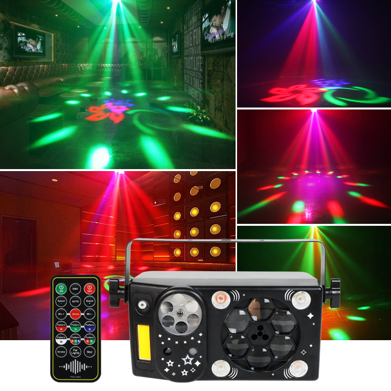 HCWE LED 7 In 1 Magic Ball Par - Lighting Effect Home Decor のレビューと価格
