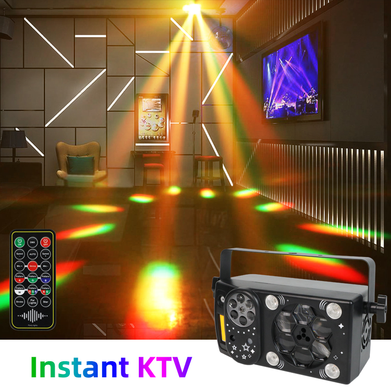 HCWE LED 7 In 1 Magic Ball Par - Lighting Effect Home Decor のレビューと価格