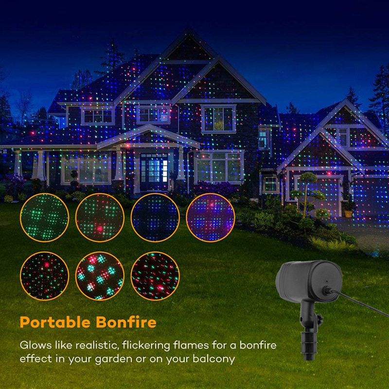 20 Patterns Courtyard Projecti - Lighting Effect Home Decor のレビューと価格