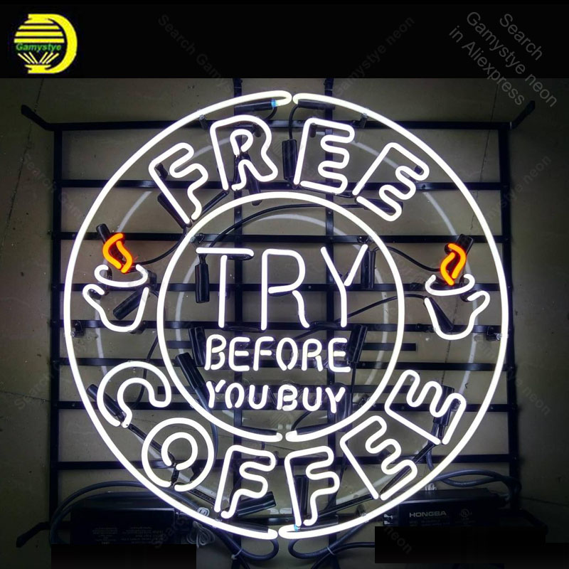 NEON SIGN For Free Coffee Shop - Decor Lighting India のレビューと価格