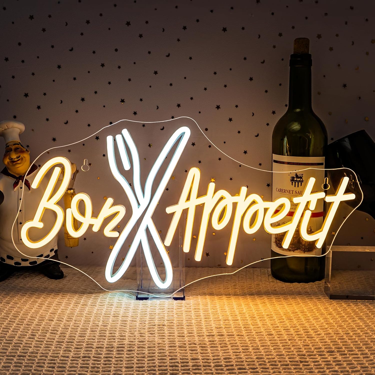 Bon Appétit Neon Sign Good App - Lighting Decoration Ideas For Home のレビューと価格