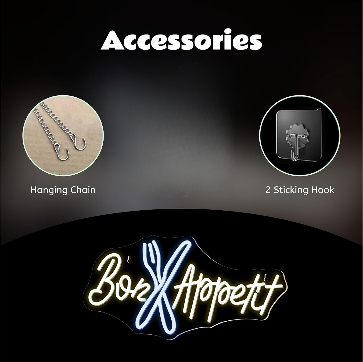 Bon Appétit Neon Sign Good App - Lighting Decoration Ideas For Home のレビューと価格