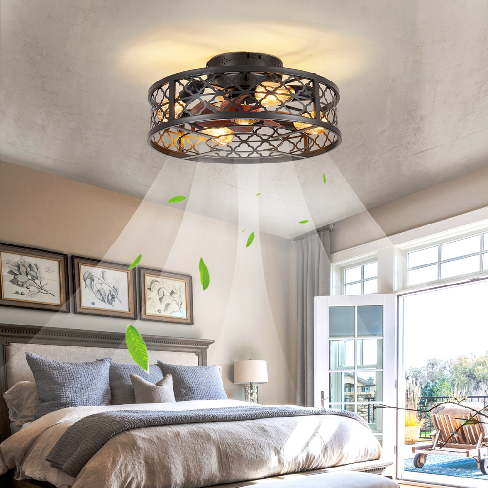 Flower shaped summer ceiling e - Decor Lighting Fans のレビューと価格