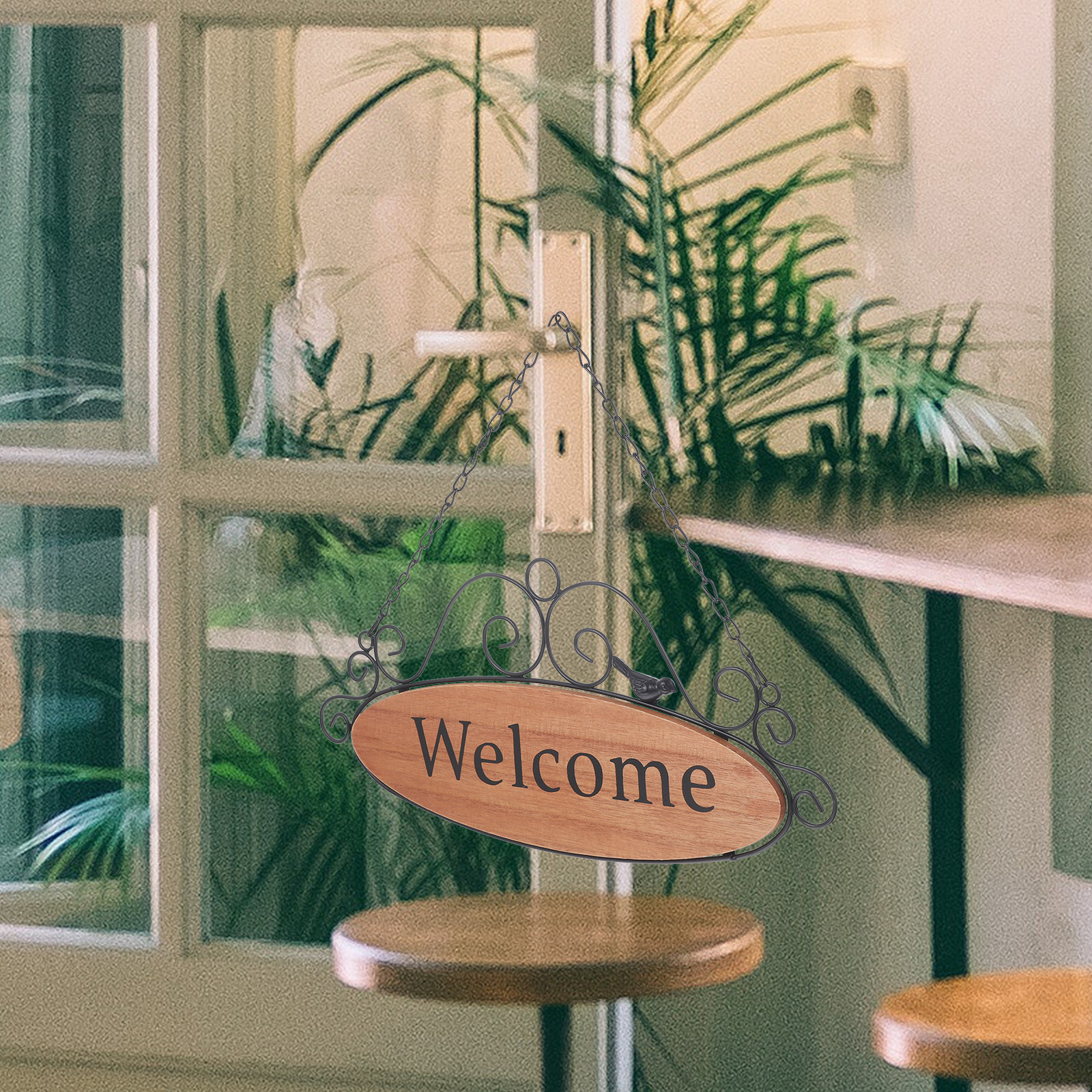 1Pcs Welcome Sign Door Hanger  - Restaurant Lighting Decoration のレビューと価格