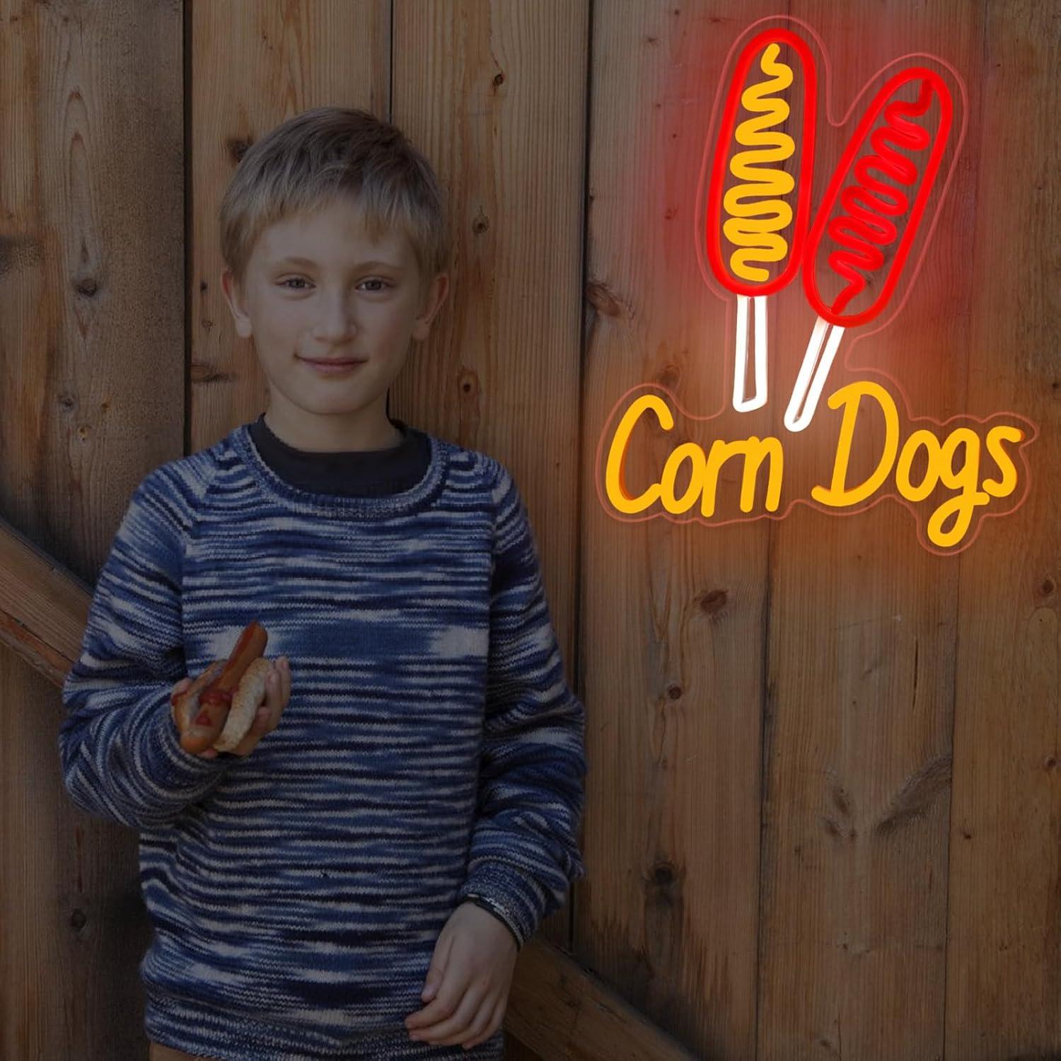 Corn Dog Neon Sign Snack USB D - Lighting Decoration For Wedding のレビューと価格