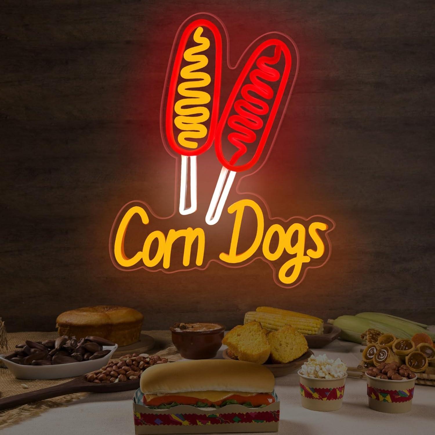 Corn Dog Neon Sign Snack USB D - Lighting Decoration For Wedding のレビューと価格
