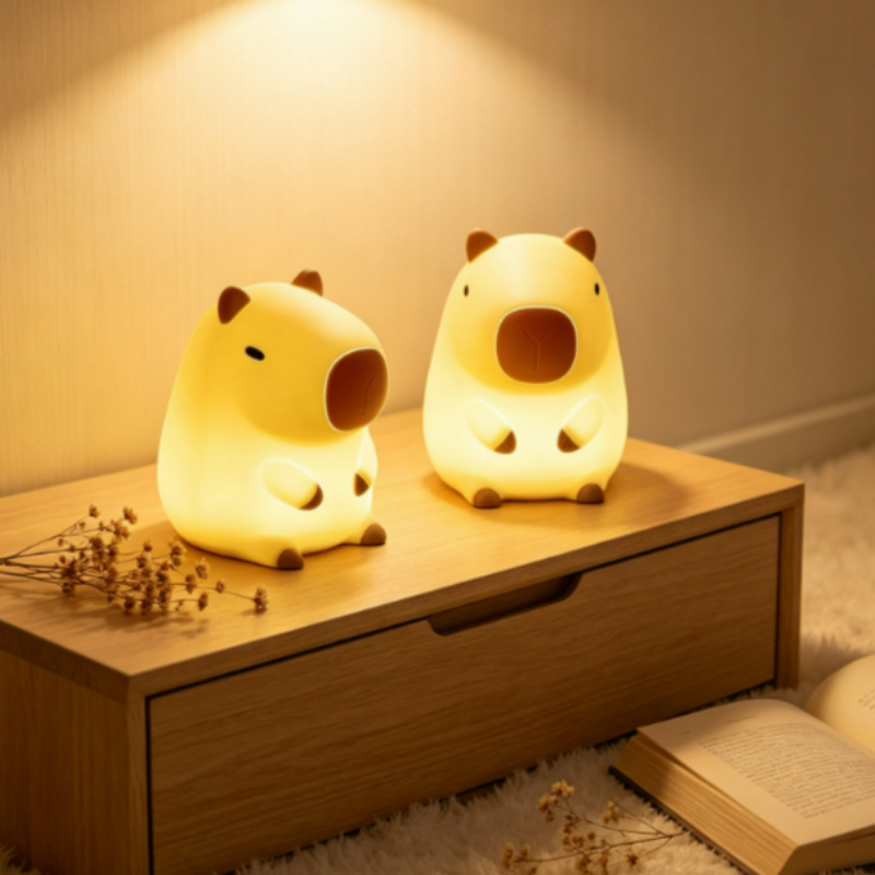 Cute Pet Capybara Night Light  - Lighting Room Decor Items のレビューと価格